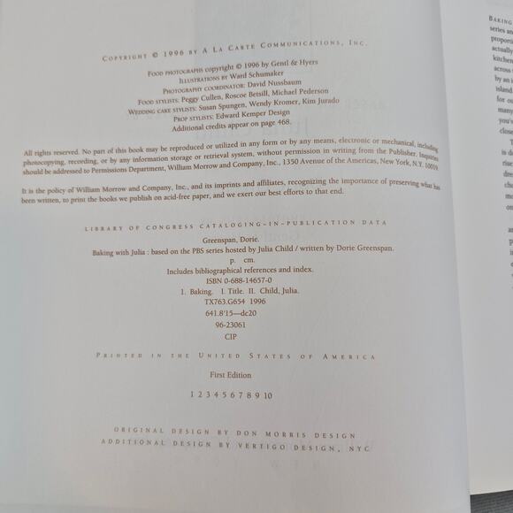 Baking w/ Julia Child Savor the Joys of Baking with Americas Best Bakers - Picture 3 of 8